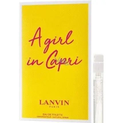 Lanvin A Girl In Capri Eau De Toilette For Women - 2 Ml Vial Lanvin