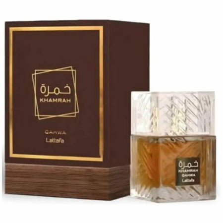 Lattafa Khamrah Qahwa Eau de parfum  Unisex 3.4 Fl oz, 1oz équivaut à 30ml Lattafa