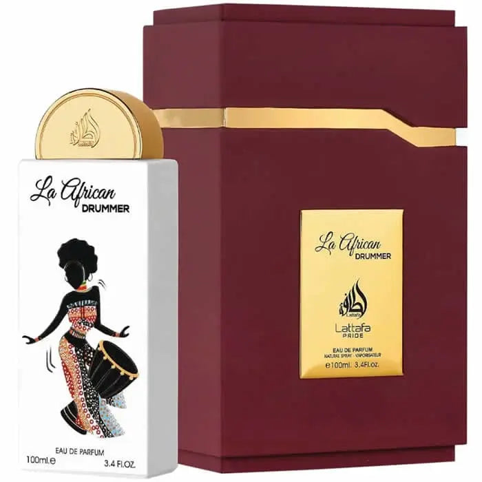 Lattafa La African Drummer Eau De Parfum 100ml 3.4FLoz, 1oz équivaut à 30ml Lattafa