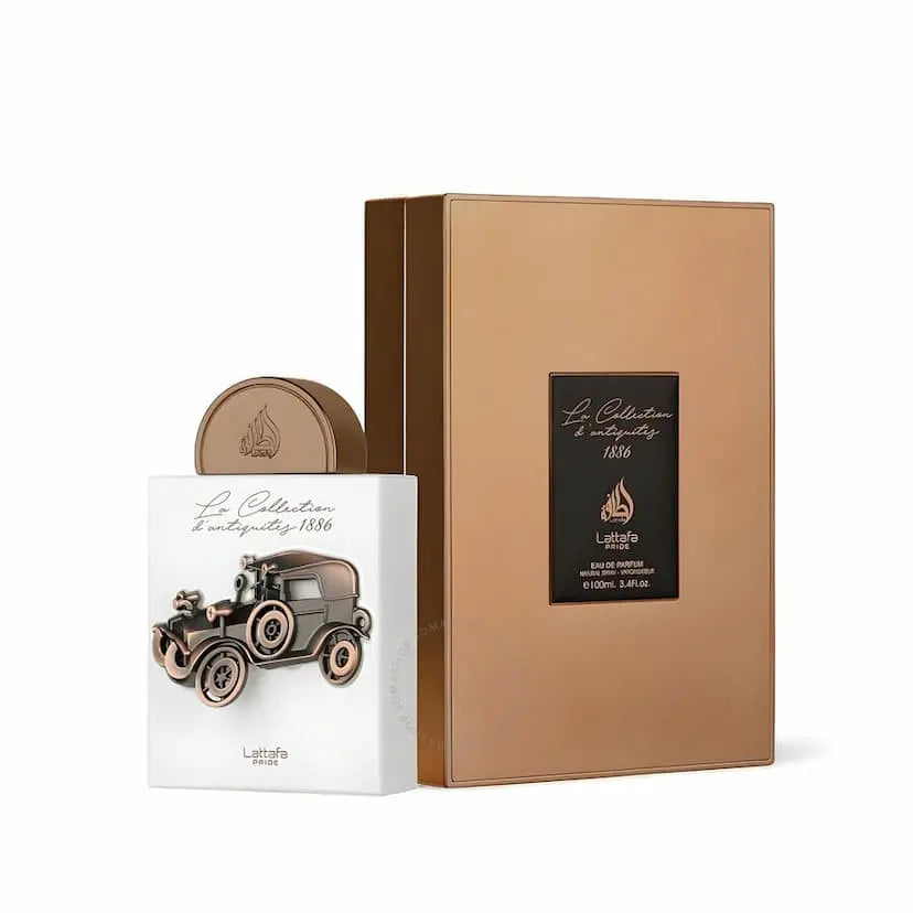 Lattafa La Collection D'antiquites 1886 Eau de parfum  Unisex 3.4 Fl oz, 1oz équivaut à 30ml Lattafa