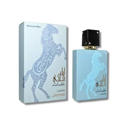 Lattafa Lail Maleki Moroccan Blue EDP Unisex 3.4 Fl Oz Lattafa