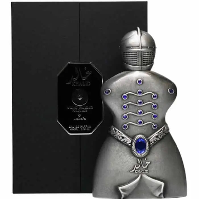 Lattafa Niche Emarati Khalid 2.7 Eau de Parfum spray Metal Bottle Lattafa