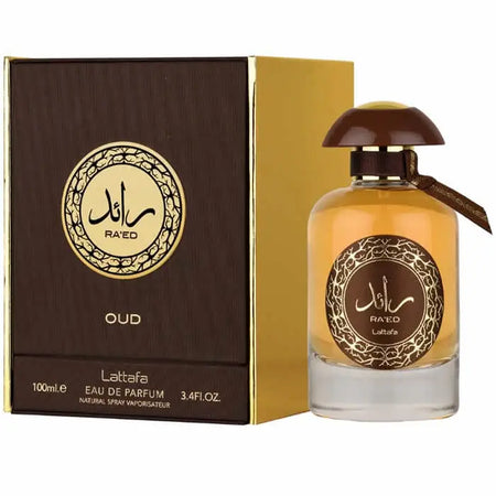 Lattafa Parfum  Ra'ed Oud Unisex Eau de Parfum spray 3.4oz, 1oz équivaut à 30ml Lattafa