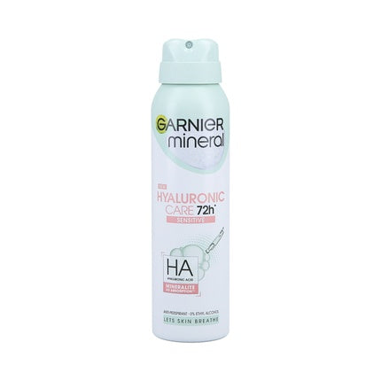 Garnier Hyaluronic Sensitive Care Deodorant for Women 72h Protection Spray 150ml Garnier