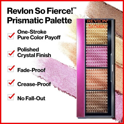 Revlon So Fierce Prismatic Eye Shadow Palette Slight Flex 0.39kg