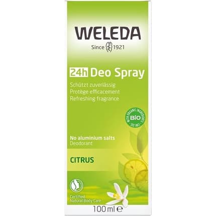 Weleda Citrus Deodorant Fresh And Natural Déodorant (Déo) Mixte