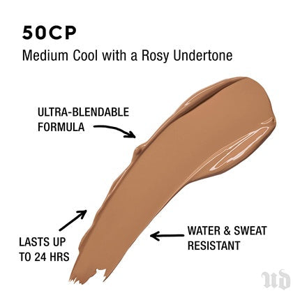 Urban Decay Stay Naked Correcting Full Coverage Concealer 0.35oz 50CP - Matte Finish Lasts Up To 24 Hours - Cold pink