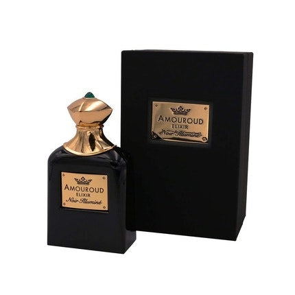 Amouroud Elixir Noir Illuminé Extrait de Parfum 75ml / 2.5oz, 1oz équivaut à 30ml Amouroud