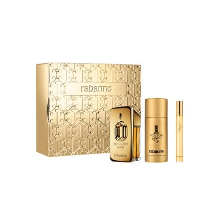 Paco Rabanne 1 Million Gold Parfum , Deodorant , And Travel Set Coffret (Coffret) Mixte 50ml