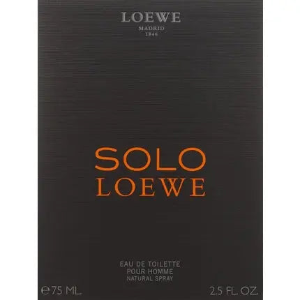 Loewe Solo EDT Vaporisateur 75ml Loewe