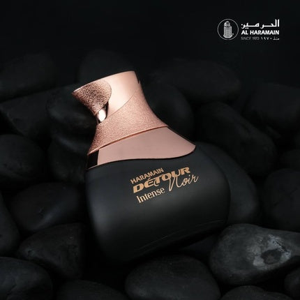 Al Haramain Detour Noir Intense 100ml Eau de Parfume Spray Arabian Perfume for Women Luxury Unisex Fragrance Al Haramain