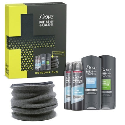 Dove Men+Care Clean Comfort Gift Box Care Set with Shower Gel and Deodorant Dove