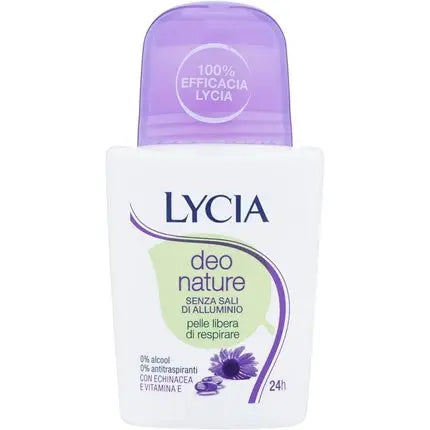 Lycia Roll-On Deodorant Nature Without Salts Aluminium 50ml Deo