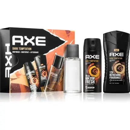 Axe Dark Temptation VPH V23 Deodorant - 150ml Spray, 250ml Shower Gel, 100ml After Shave Axe/Lynx