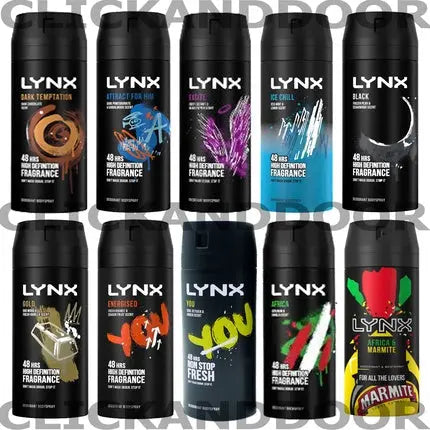 LYNX Deodorant Body Spray Men's Fragrance Brand New 150ml Axe/Lynx