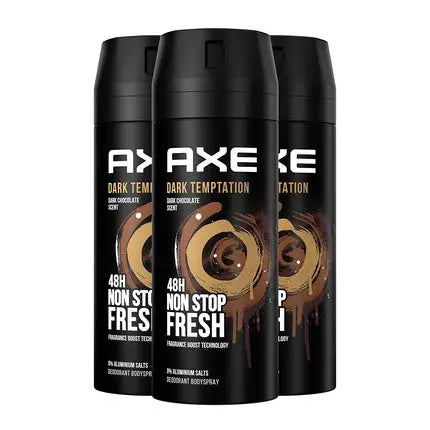 Axe Dark Temptation Body Spray Deodorant without Aluminum 150ml Axe/Lynx