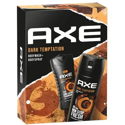 Axe Dark Temptation Gift Set with Bodyspray and Shower Gel Axe/Lynx