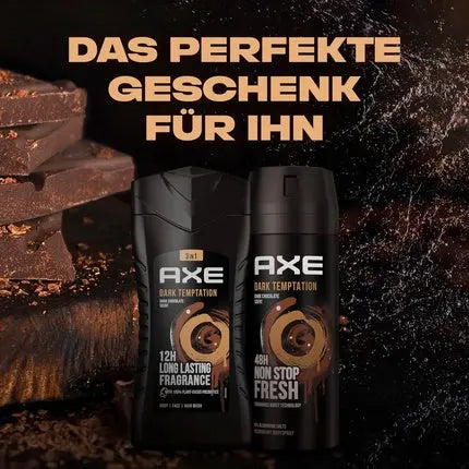 Axe Dark Temptation Gift Set with Bodyspray and Shower Gel Axe/Lynx