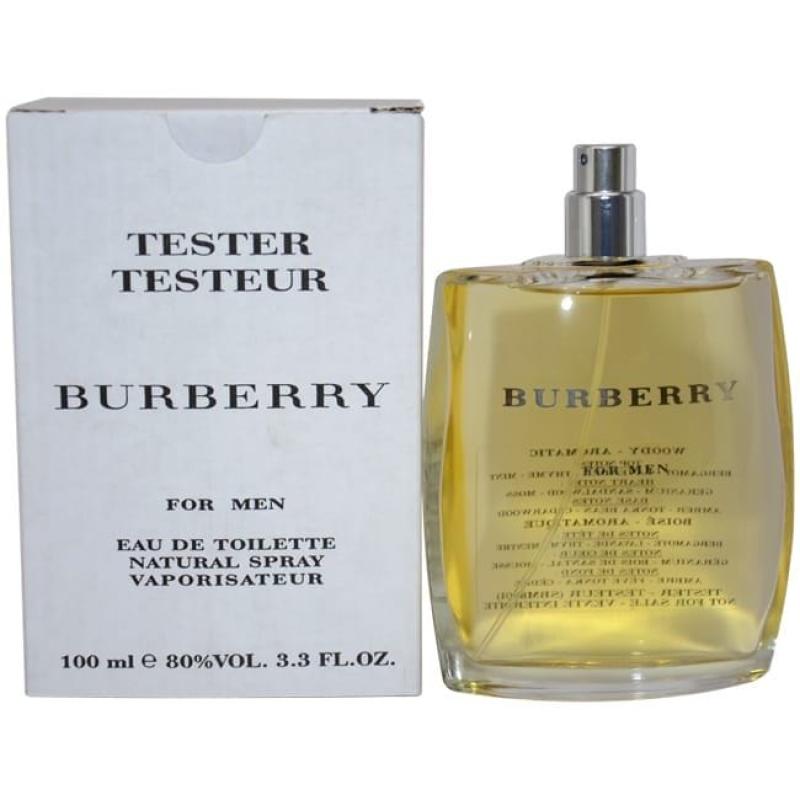 Burberry Eau De Toilette Spray Tester 3.4 Fl Oz for Men