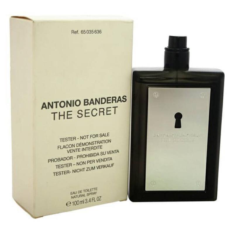 The Secret Men Antonio Banderas Eau de Toilette Spray 3.4oz, 1oz equals 30ml - New in TST Box