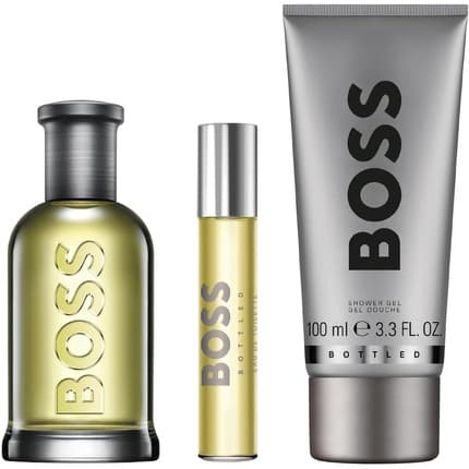 Hugo Boss 's 3 Piece Boss Bottled Festive Giftset Coffret (Coffret) Homme 100ml