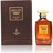 Absolute Choco Musk Perfume 100ml Eau De Parfum Long Lasting Arabic Sweet Musky Caramel Vanilla Perfume for Women and Men French Arabian Perfumes
