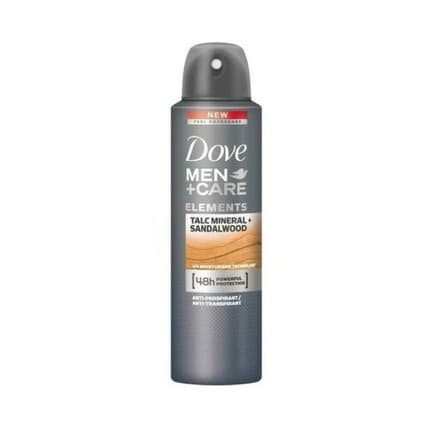 Dove +Care Elements Talc Mineral and Sandalwood Deodorant Déodorant (Déo) Homme 150ml