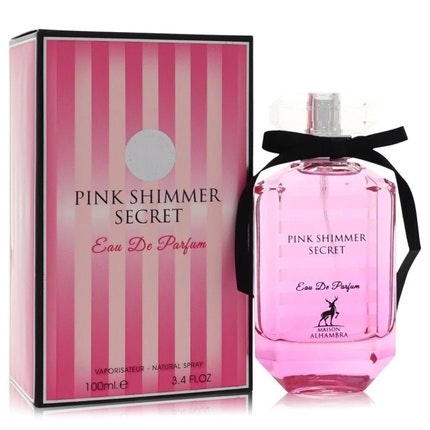 Pink Shimmer Secret Femme 3.4oz, 1oz équivaut à 30ml Eau de Parfum Maison Alhambra