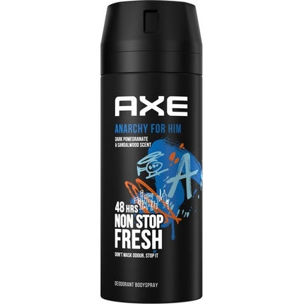 Axe Deodorant Body Spray Anarchy For Him 150ml Axe/Lynx