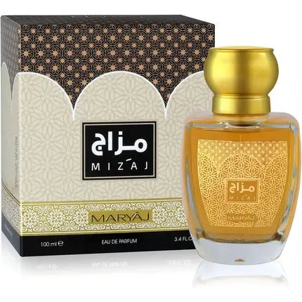 MIZAJ by Maryaj Unisex Eau De Parfum 100ml - Sophisticated Fragrance Floral Fruity Blend with Rose Jasmine Sandalwood Musk Notes Maryaj