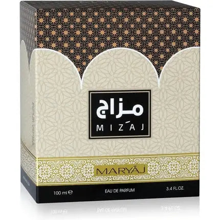 MIZAJ by Maryaj Unisex Eau De Parfum 100ml - Sophisticated Fragrance Floral Fruity Blend with Rose Jasmine Sandalwood Musk Notes Maryaj