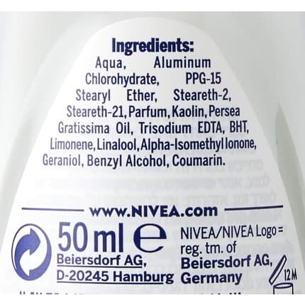 Nivea Roll-on Talc Sensation Sandalwood 50ml Unisexe