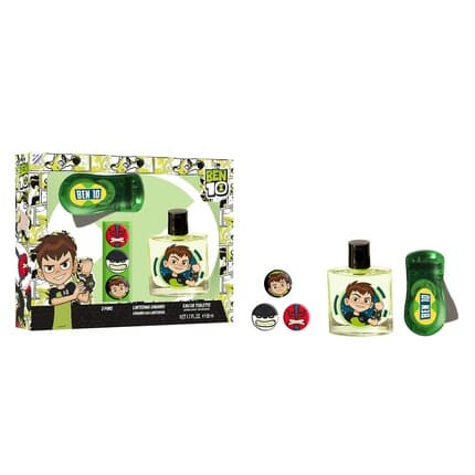 3 Brujas Ben 10 Cologne with Flashlight and 3 Pins Eau de Cologne (EDC) Mixte 50ml
