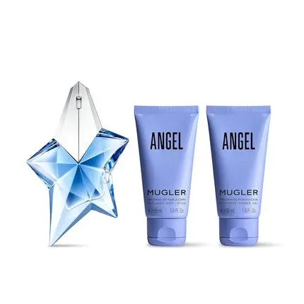 MUGLER Angel Eau de Parfum Parfum femme  Coffret Ambery & Woody Avec Bergamot Praline and Patchouli Long Lasting Fragrance Mugler