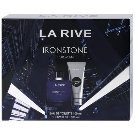 La Rive Ironstone + Shower Gel Set Coffret (Coffret) Homme 100ml