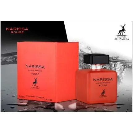 Maison Alhambra  Narissa Rouge Parfum  for Her 3.4 fl oz, 1oz équivaut à 30ml 100 ml Maison Alhambra