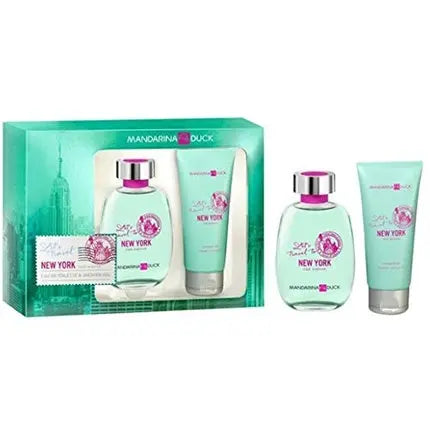 Mandarina Duck New York for Women EDT 100ml and Shower Gel 100ml Gift Set Mandarina Duck