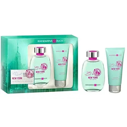 Mandarina Duck New York Femme Eau de toilette 100ml and Shower Gel 100ml Gift Set