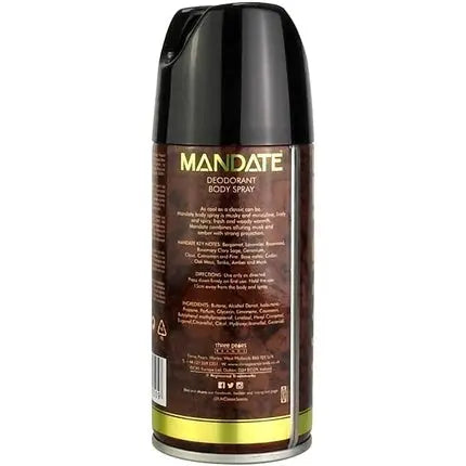 Mandate Body Spray 150ml Mandate