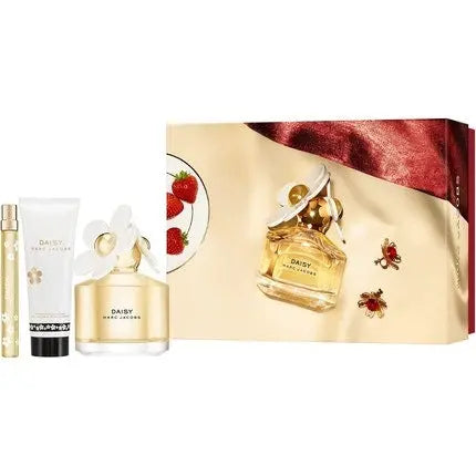 Marc Jacobs Daisy 3 Piece Gift Set: Eau De Toilette 100ml - Body Lotion 75ml - Eau De Toilette 10ml Marc Jacobs