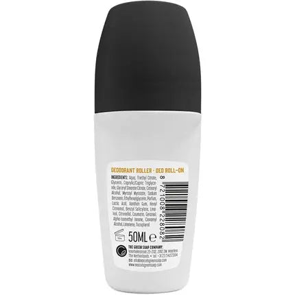 Marcel's Green Soap Anti-Perspirant Deodorant Roll-on Vanilla & Cherry Blossom Free from Aluminium Non-staining 95% Natural Ingredients - 100% Recycled Plastic Marcel's Green Soap
