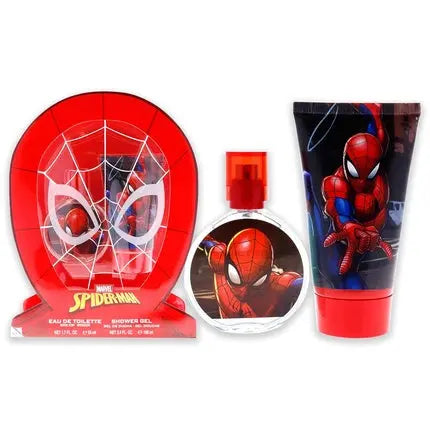 Marvel Spider Man Kids 1.7oz EDT Spray 3.4oz Shower Gel 2 Piece Gift Set Marvel