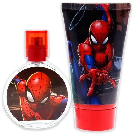 Marvel Spider Man Kids 1.7oz EDT Spray 3.4oz Shower Gel 2 Piece Gift Set Marvel