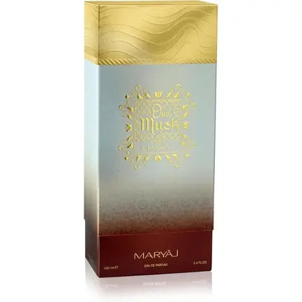 Maryaj Oud Musk EDP 100ml Opulent Fragrance with Citrus Spice Floral Musk & Oud Accords - Long Lasting Sophisticated Scent Eau De Parfum for Unisex Maryaj