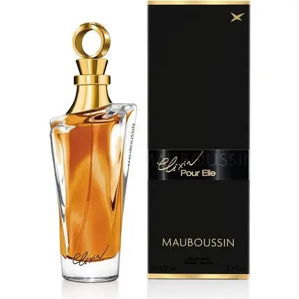 Mauboussin Elixir Pour Elle Eau de Parfum pour femme  Oriental & Gourmet Fragrance 3.3Fl oz, 1oz équivaut à 30ml 100ml Mauboussin