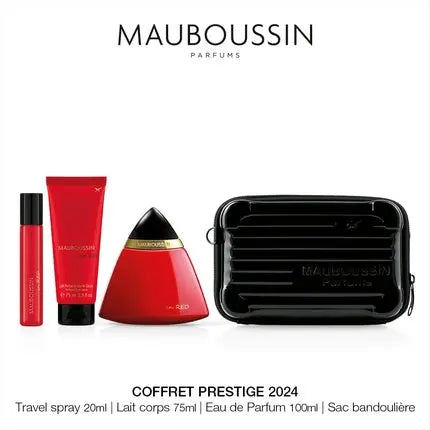 Mauboussin Prestige 2024 In Red Eau De Parfum 100ml Body Milk 75ml Mauboussin