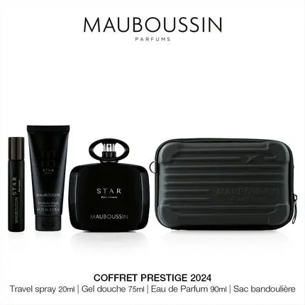 Mauboussin Prestige 2024 Star For Men Set Eau De Parfum 90ml Shower Gel 75ml Mauboussin