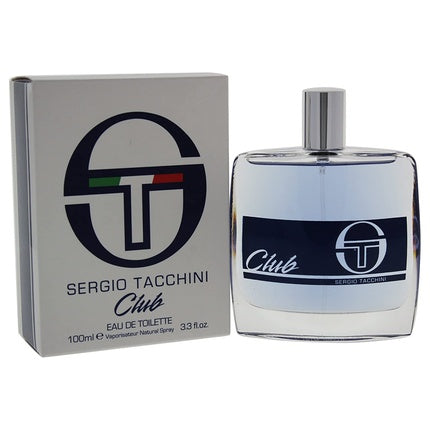 Sergio Tacchini Club Eau De Toilette 100 Ml, Spray For Men Sergio Tacchini