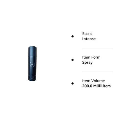 Mercedes-Benz Intense Body Spray 6.7oz Mercedes Benz