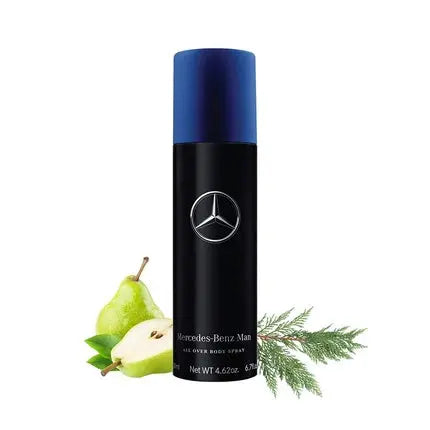 Mercedes-Benz Man Original Elegant Fragrance Formula for Him Men's Body Spray 6.7oz Patchouli Mercedes Benz